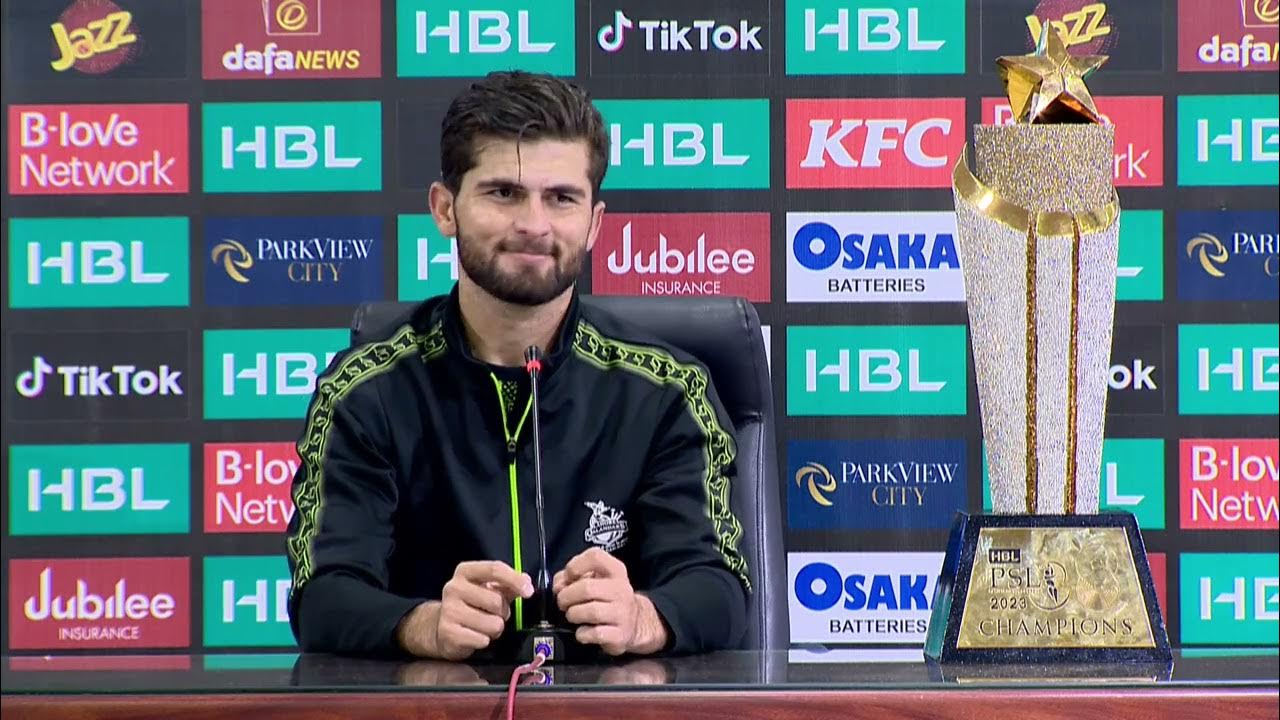 Shaheen Afridi’s Heated Exchange in Press Meet