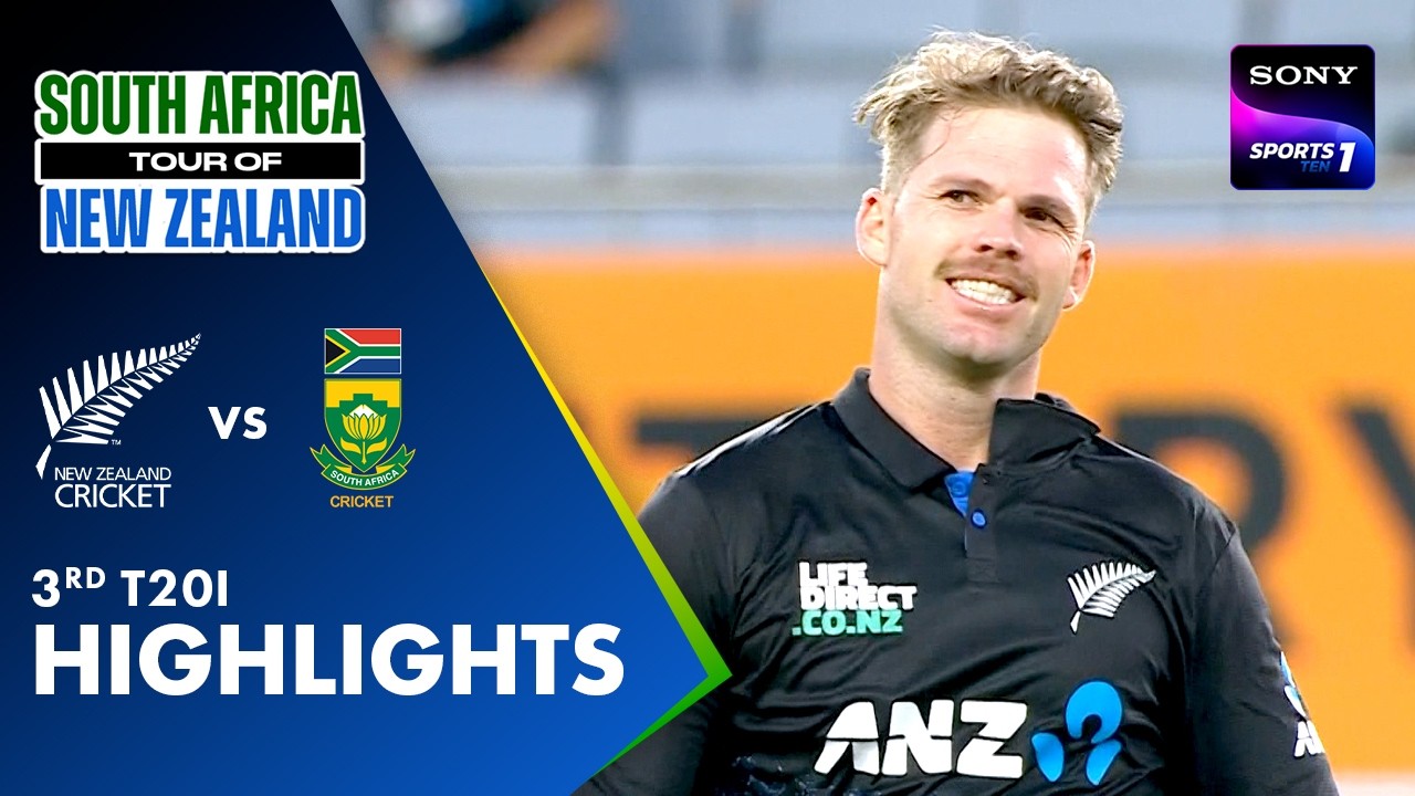 SA vs NZ | 3rd T20I | Highlights | South Africa Tour of New Zealand 2026