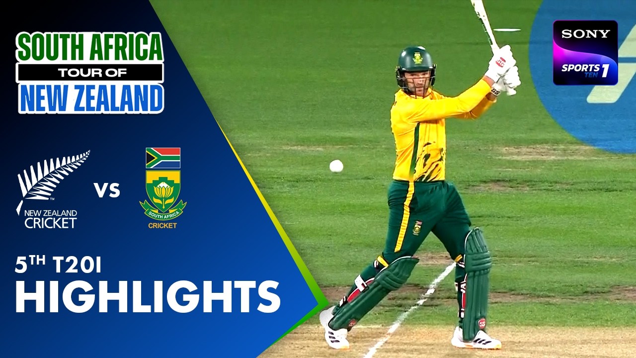 SA vs NZ | 5th T20I | Highlights | Cricketmood.com