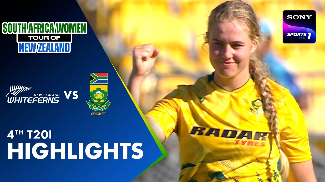 NZ-W vs SA-W | 4th T20I | Highlights | South Africa Women’s Tour Of New Zealand 2026