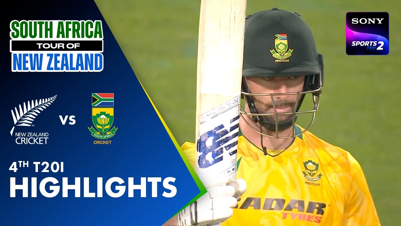 SA vs NZ | 4th T20I | Highlights | South Africa Tour of New Zealand 2026